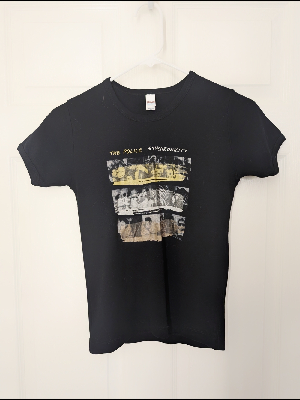 The Police 'Synchronicity' Black Short-Sleeve Graphic Tee